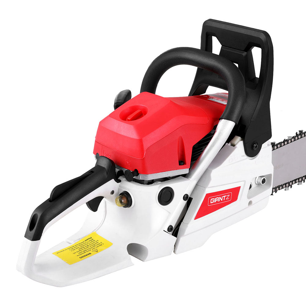 Giantz 74cc Petrol Chainsaw 22inches Bar E-Start Tree Pruning Chain Saw