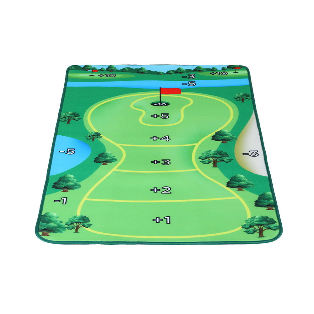 Everfit Golf Chipping Game Mat Indoor Outdoor Practice脗聽Training Aid Set