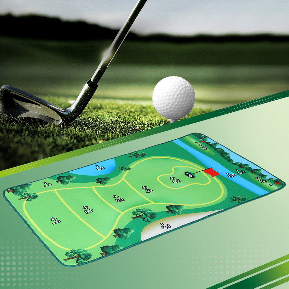 Everfit Golf Chipping Game Mat Indoor Outdoor Practice脗聽Training Aid Set
