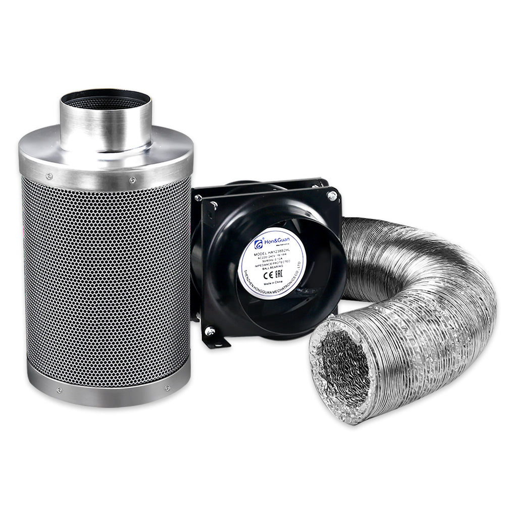 Green Fingers 4inchesVentilation Kit Fan Hydroponics Grow Tent Kit Carbon Filter Duct,Green Fingers 4inchesVentilation Kit Fan Hydroponics Grow Tent Kit Carbon Filter Duct