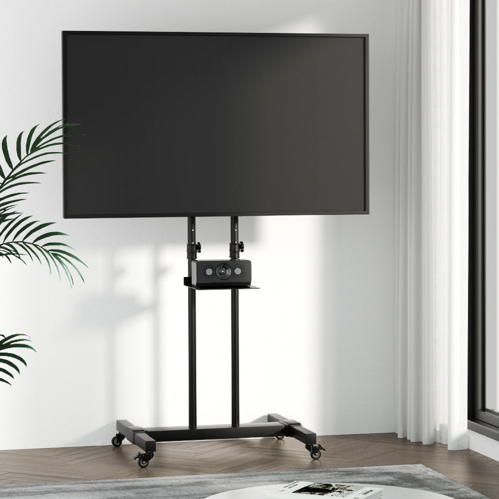 Artiss Mobile TV Stand for 23inches-65inches TVs Mount Bracket Portable Solid Trolley Cart