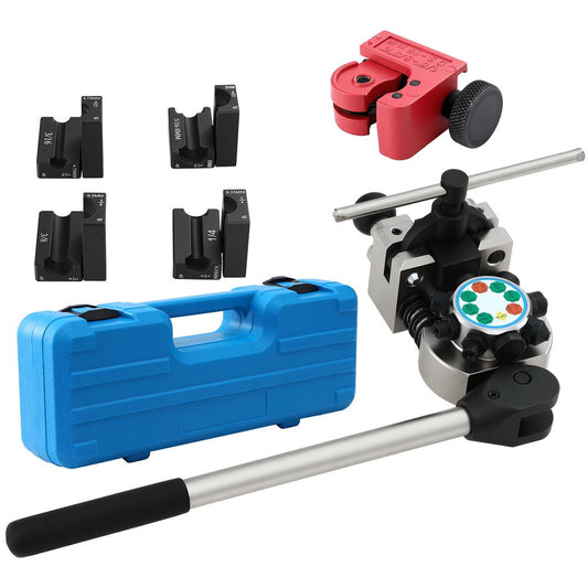 Giantz 45掳 Brake Line Flaring Tool Kit for 3/16inches-3/8inches Tubing with Cutter
