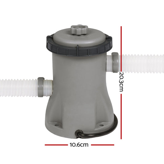 Bestway Pool Pump Cartridge Filter 330GPH 1249L/H Flowclear鈩�Filters Cleaner