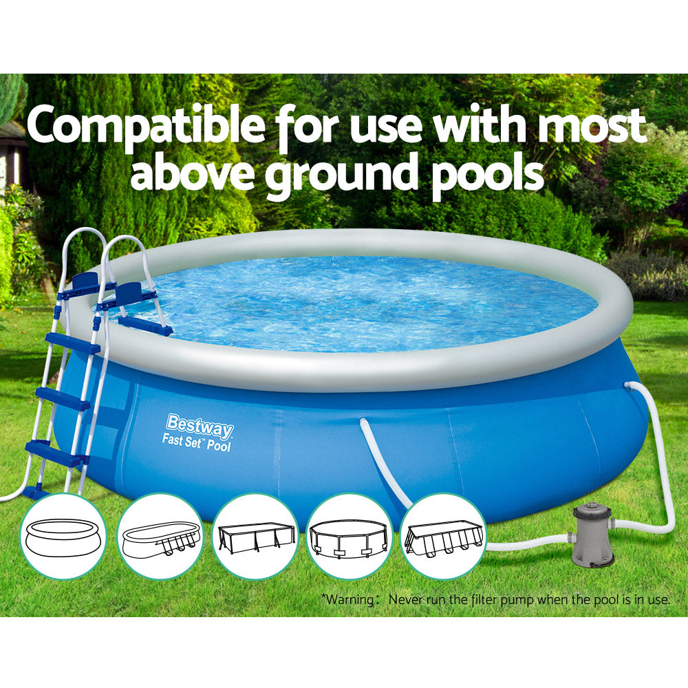 Bestway Pool Pump Cartridge Filter 330GPH 1249L/H Flowclear鈩�Filters Cleaner
