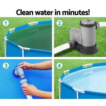 Bestway Pool Pump Cartridge Filter 1500GPH 5678L/H Flowclear鈩�Filters Cleaner