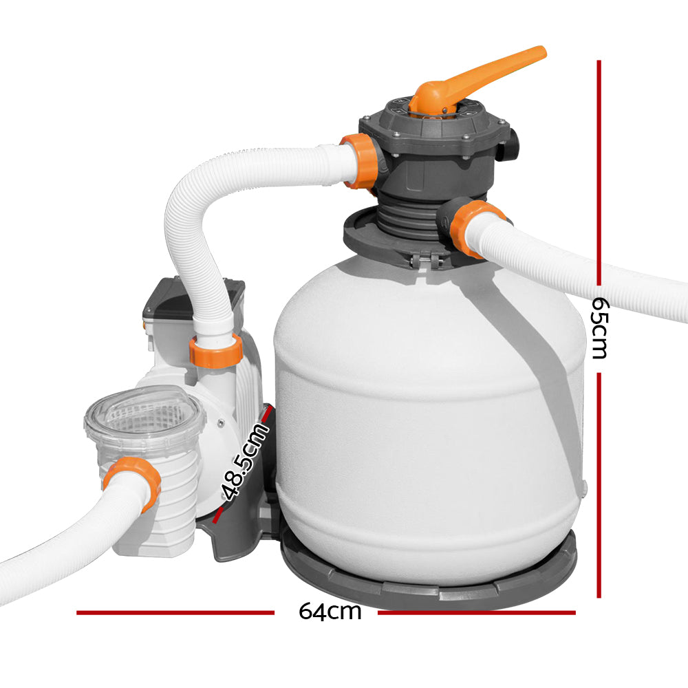 Bestway Pool Pump Sand Filter 3000GPH 11355L/H Pools Flowclear鈩�Filters