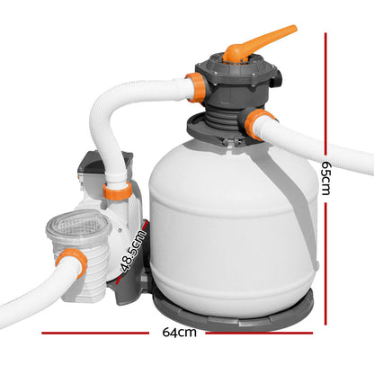 Bestway Pool Pump Sand Filter 3000GPH 11355L/H Pools Flowclear鈩�Filters
