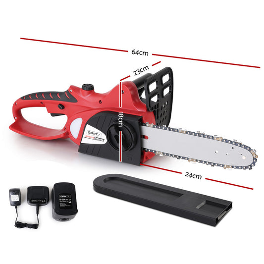 Giantz Chainsaw 10inches 20V Cordless Saw Electric Battery Rechargeable,Giantz Chainsaw Electric Cordless 20V 10inches Saw Wood Cutter Pruner Li-lon Battery