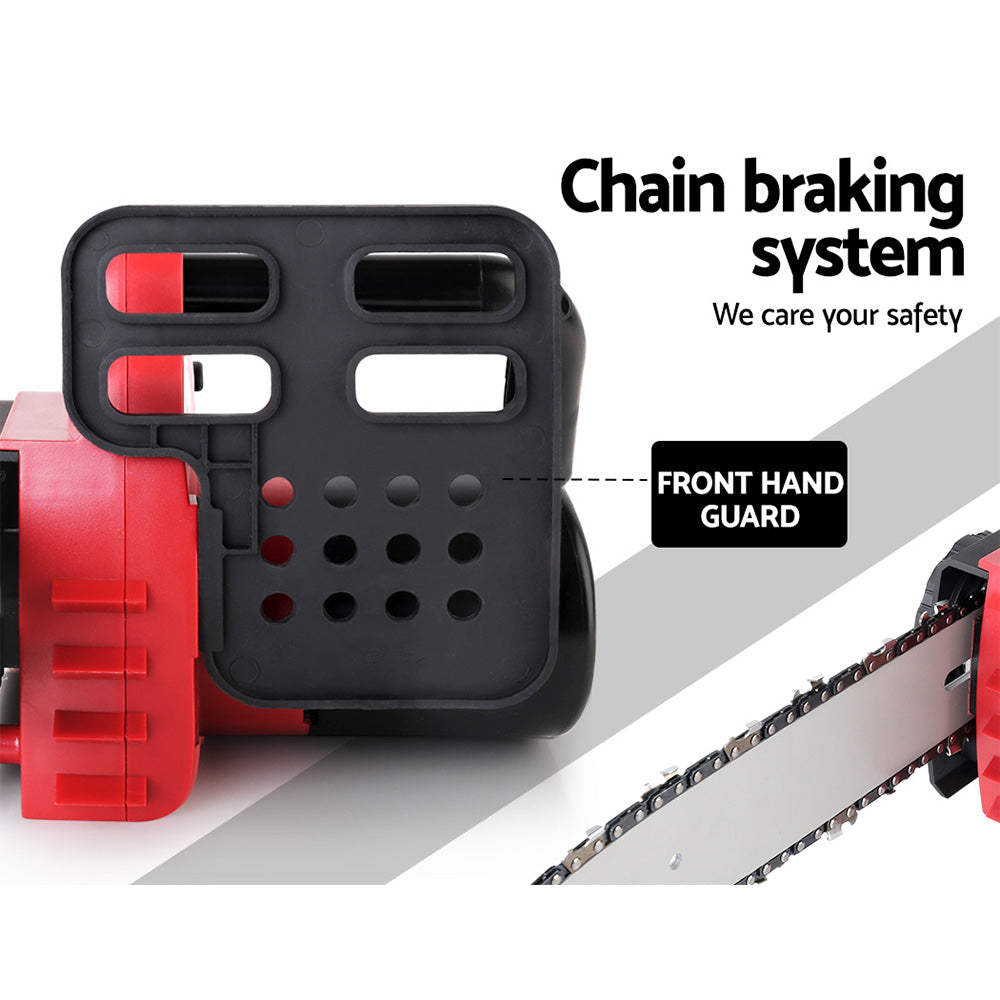 Giantz Chainsaw 10inches 20V Cordless Saw Electric Battery Rechargeable,Giantz Chainsaw Electric Cordless 20V 10inches Saw Wood Cutter Pruner Li-lon Battery