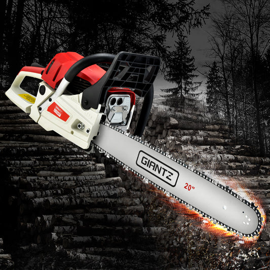 Giantz Chainsaw Petrol 62CC 20inches Bar Commercial E-Start Pruning Chain Saw,Giantz Chainsaw Petrol 62CC 20inches Bar Commercial E-Start Pruning Chain Saw 4.5HP