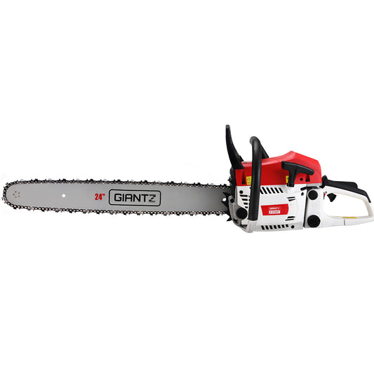 Giantz Chainsaw Petrol 72CC 24inches Bar Commercial E-Start Pruning Chain Saw,Giantz Chainsaw Petrol 72CC 24inches Bar Commercial E-Start Pruning Chain Saw 5.5HP
