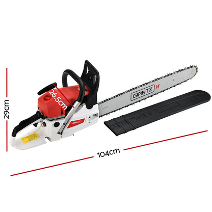 Giantz Chainsaw Petrol 72CC 24inches Bar Commercial E-Start Pruning Chain Saw,Giantz Chainsaw Petrol 72CC 24inches Bar Commercial E-Start Pruning Chain Saw 5.5HP