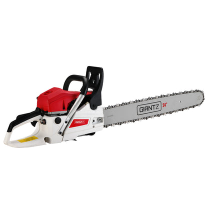 Giantz Chainsaw Petrol 72CC 24inches Bar Commercial E-Start Pruning Chain Saw,Giantz Chainsaw Petrol 72CC 24inches Bar Commercial E-Start Pruning Chain Saw 5.5HP