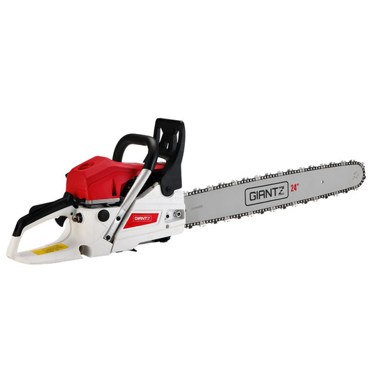 Giantz Chainsaw Petrol 62CC 24inches Bar Commercial E-Start Pruning Chain Saw,Giantz Chainsaw Petrol 62CC 24inches Bar Commercial E-Start Pruning Chain Saw 5.2HP
