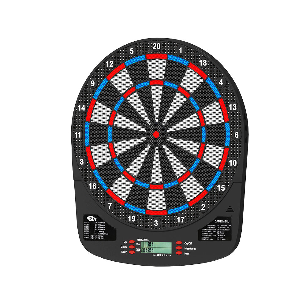 13.5inches Dartboard Dart Board with Soft Tip Darts Electronic Scorer 32 Games