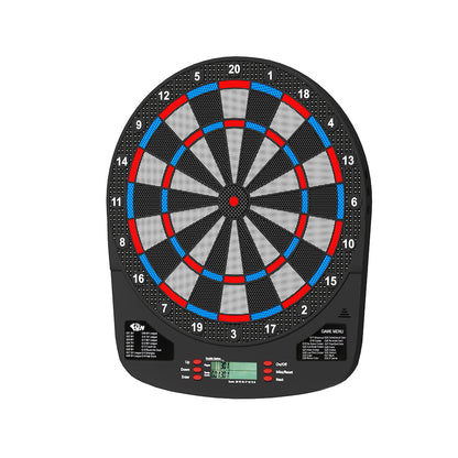13.5inches Dartboard Dart Board with Soft Tip Darts Electronic Scorer 32 Games