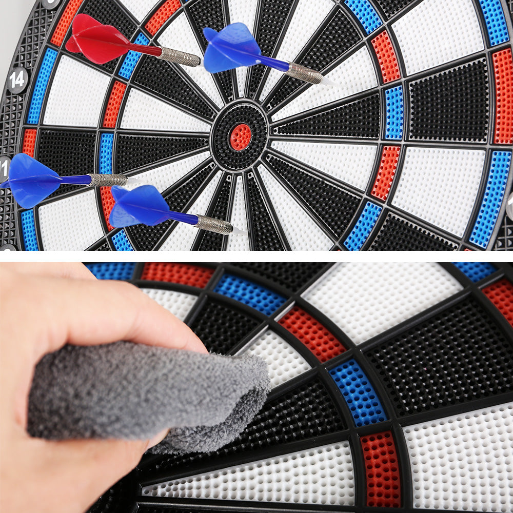 13.5inches Dartboard Dart Board with Soft Tip Darts Electronic Scorer 32 Games