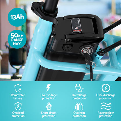 Everfit 26inches Electric Bike City Bicycle eBike e-Bike Commuter w/ Battery BL