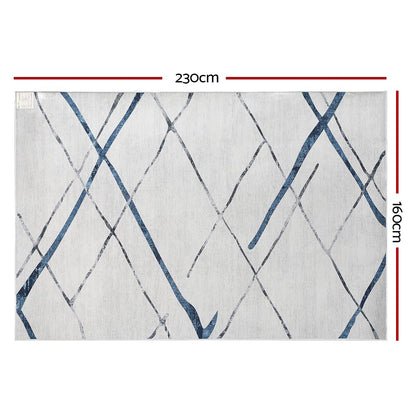 Artiss Rug 160x230cm Area Rug Washable Mat Large Carpet Soft Short Pile Jaca