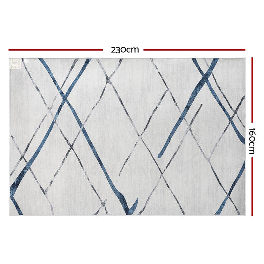 Artiss Rug 160x230cm Area Rug Washable Mat Large Carpet Soft Short Pile Jaca