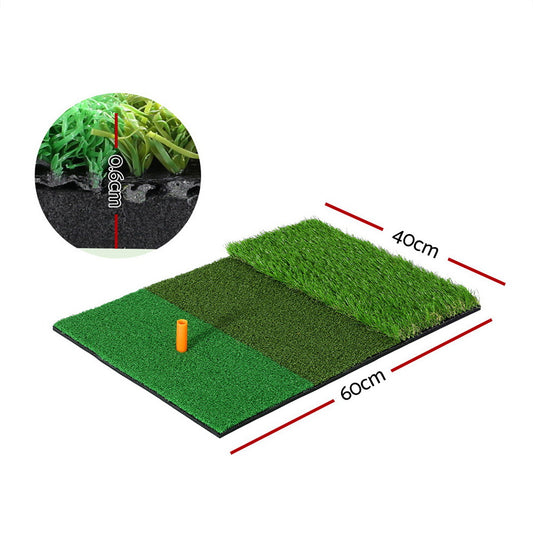 Everfit Golf Hitting Mat Portable Driving聽Range Practice聽Training Aid 3 in 1