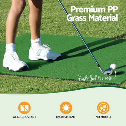 Everfit Golf Hitting Mat Portable Driving聽Range Practice聽Training Aid 100x125cm