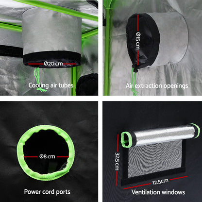 Green Fingers Grow Tent Light Kit 90x90x180CM 1000W LED 6inches Vent Fan,Green Fingers Grow Tent Light Kit LED 1000W Full Spectrum 6inches Vent 90x90x180CM