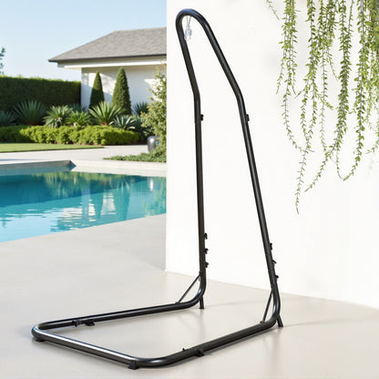 Gardeon Hammock Chair Stand Heavy Duty Steel Frame Black
