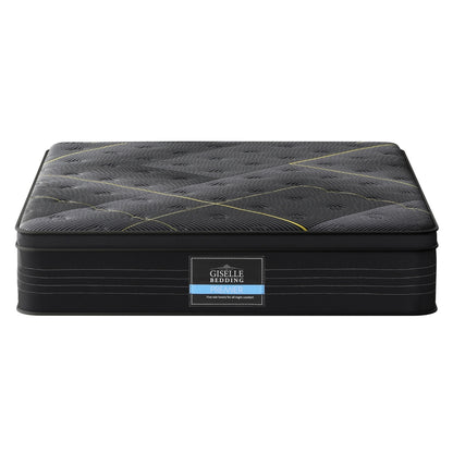 35cm Giselle Mattress King Bed Bamboo Pocket Firm Foam
