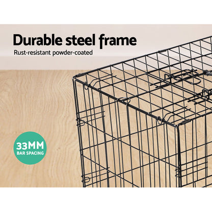 i.Pet 42inches Dog Cage Crate Large Kennel 3 Doors