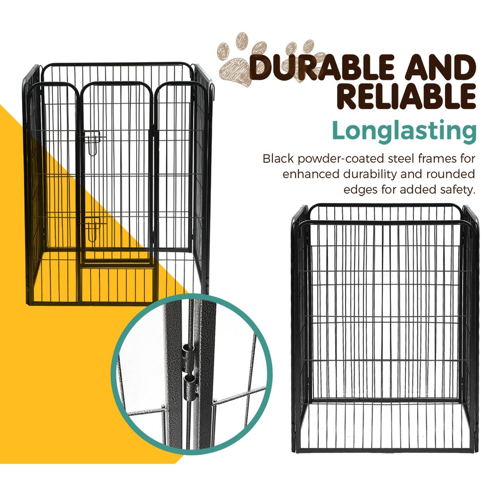 i.Pet 40inches 8 Panel Dog Playpen Pet Exercise Cage Enclosure Fence Play Pen