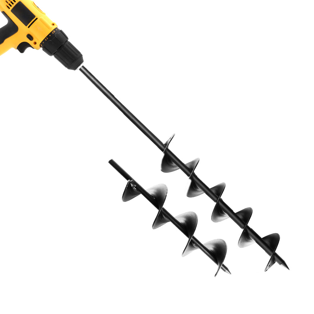 Giantz Power Garden Spiral Auger Hole Digger Earth Drill Bit 桅75x300 & 600mm