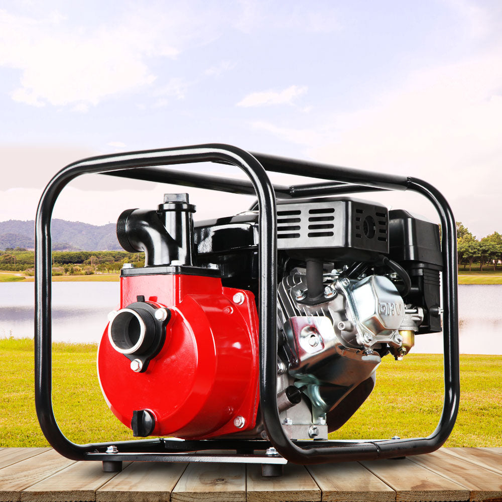 Giantz Petrol Water Pump 2inches High Flow Transfer Fire Fighting Irrigation
