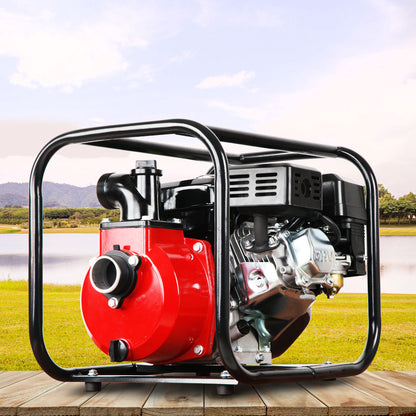 Giantz Petrol Water Pump 2inches High Flow Transfer Fire Fighting Irrigation