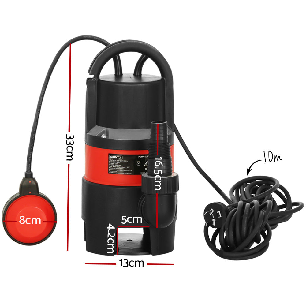 Giantz Garden Submersible Pump 400W Dirty Water Bore Tank Well锟絊teel Sewerage