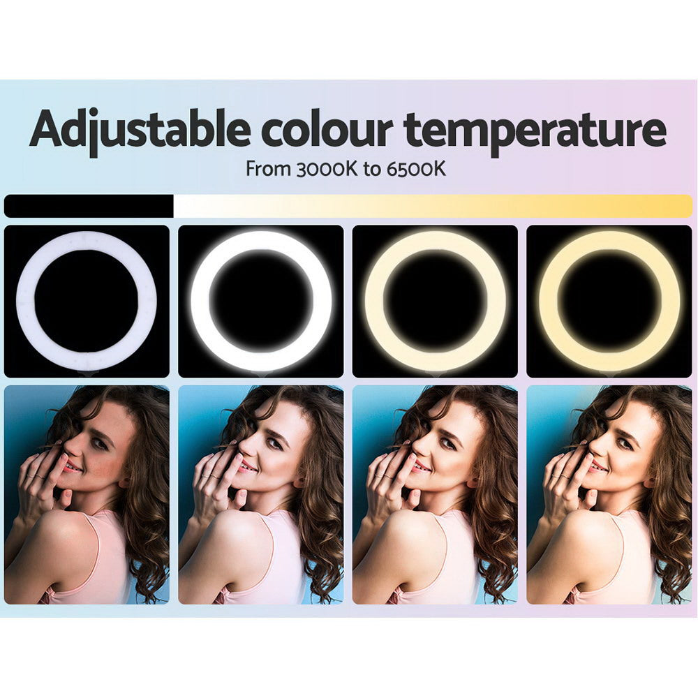 Embellir Ring Light 14inches Tripod Stand