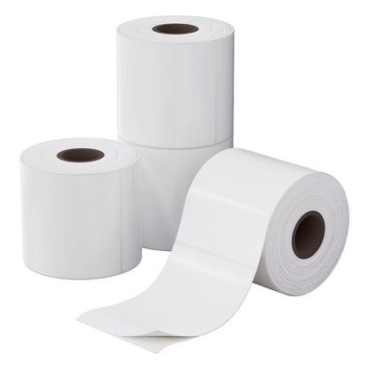 4 Rolls Direct Thermal Labels Paper Printer Paper Barcode脗聽Shipping Stickers