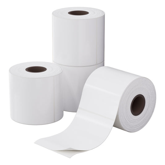 4 Rolls Direct Thermal Labels Paper Printer Paper Barcode脗聽Shipping Stickers
