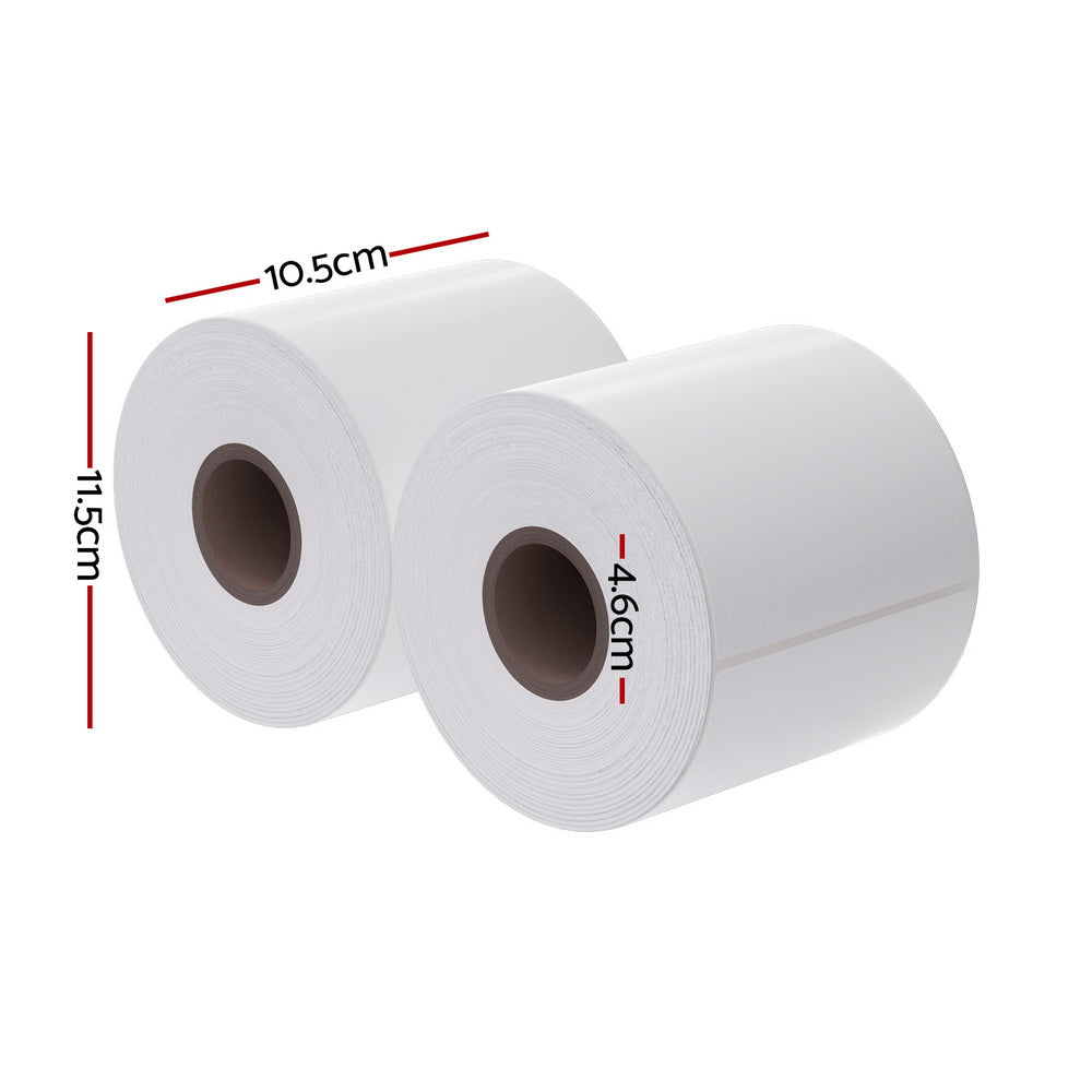 4 Rolls Direct Thermal Labels Paper Printer Paper Barcode脗聽Shipping Stickers