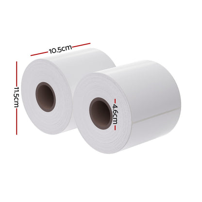 4 Rolls Direct Thermal Labels Paper Printer Paper Barcode脗聽Shipping Stickers