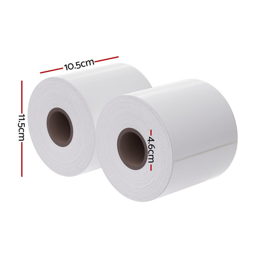 4 Rolls Direct Thermal Labels Paper Printer Paper Barcode脗聽Shipping Stickers