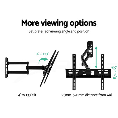 Artiss TV Wall Mount Bracket for 23inches-55inches LED LCD TVs Full Motion Strong Arms