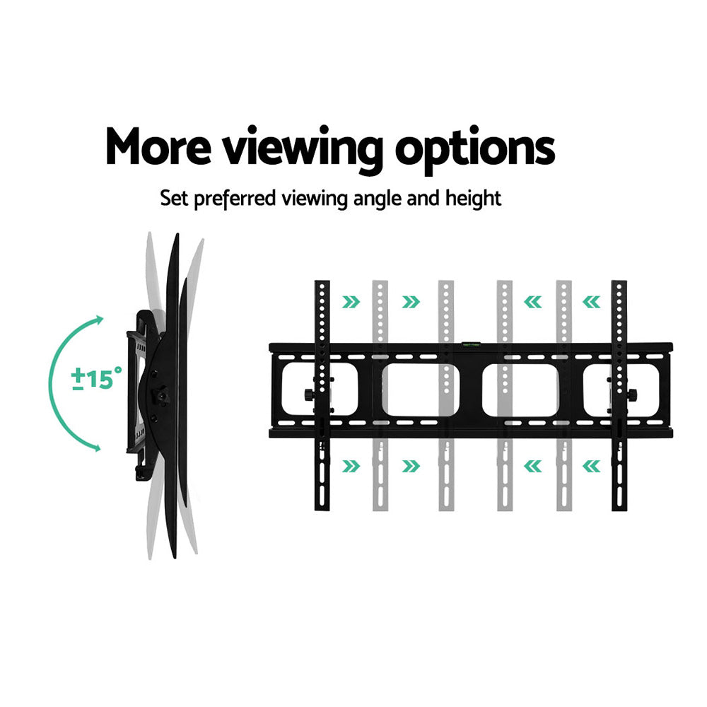 Artiss TV Wall Mount Bracket for 42inches-90inches LED LCD TVs Tilt Slim Flat Low Profile