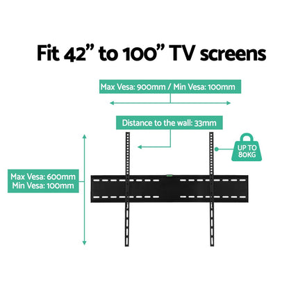 Artiss TV Wall Mount Bracket for 42inches-100inches TVs