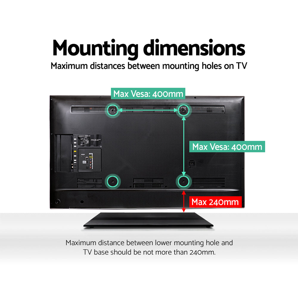 Artiss TV Stand Mount Bracket for 32inches-55inches LED LCD Swivel Tabletop Desktop Plasma
