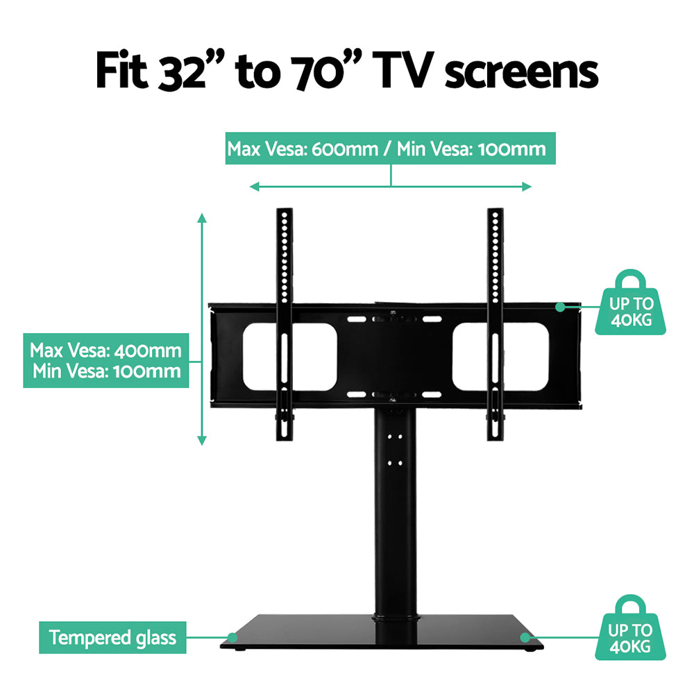 Artiss TV Stand Mount Bracket for 32inches-70inches LED LCD Swivel Tabletop Desktop Plasma