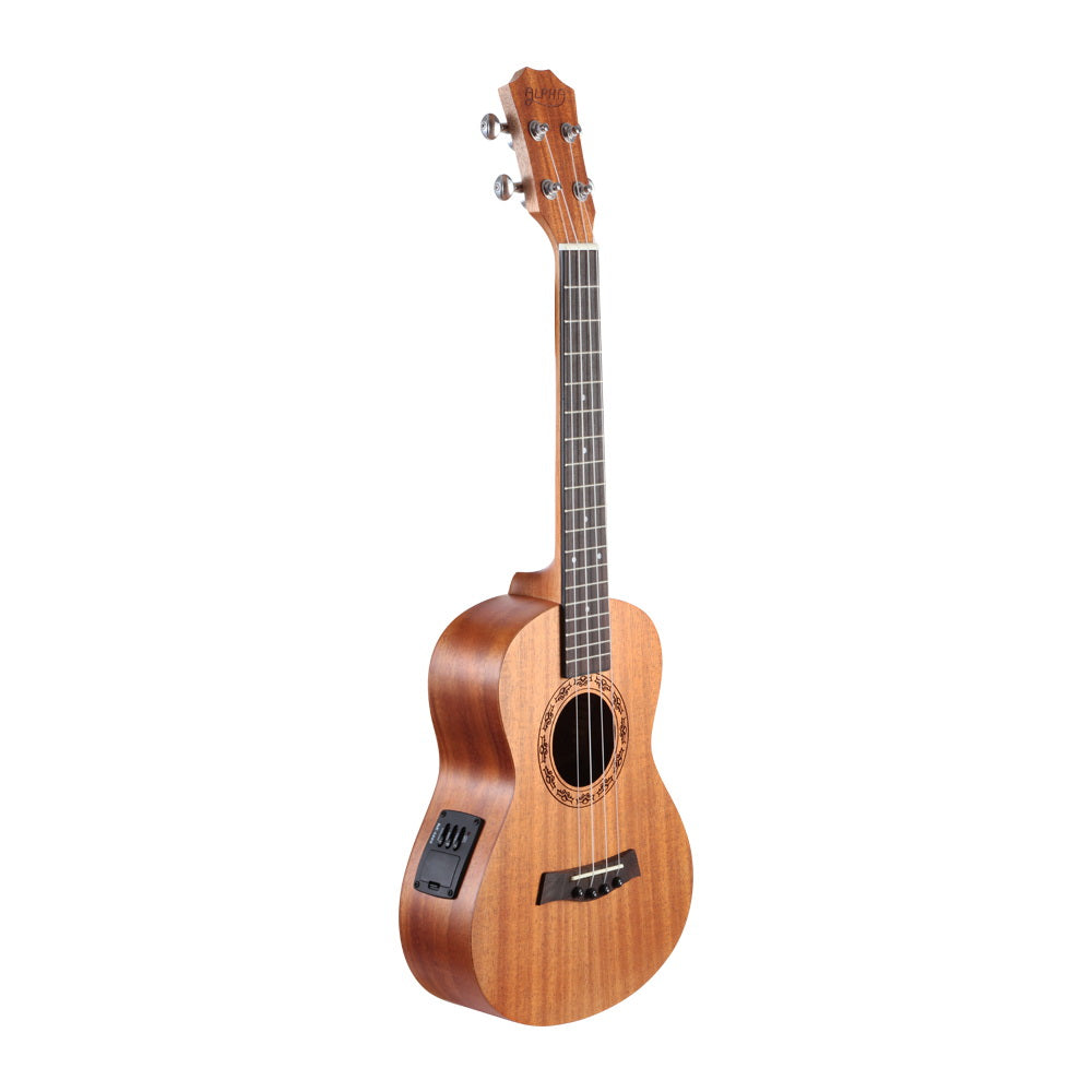 Alpha 26inches Ukulele Equaliser Natural Mahogany Tenor Beginner Gift w/ Bag
